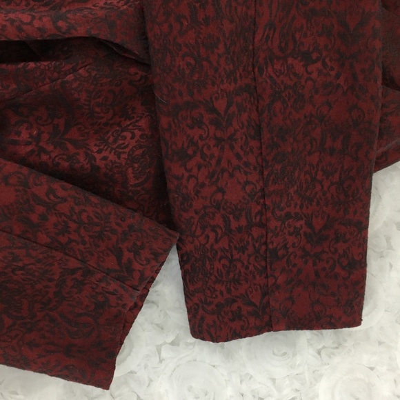 Fashion Bug | Brocade Floral Unlined Blazer - Picture 6 of 8